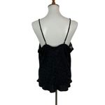 Silkscreen Lingerie Tank Top 2X Black Lace Stretchy Y2K Intimates Photo 4