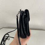 Brighton Brown Black Leather Crocodile Embossed Wallet Crossbody Bag Purse Photo 6