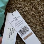 Carmen Marc Valvo NEW Carmen Marc Valvo Halter Ruffled One-Piece Swimsuit size: 12 Aqua Photo 4