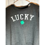 Modern Lux  Charcoal Lucky Shamrock Sweatshirt S Photo 2