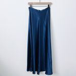 Ralph Lauren Polo  Satin Maxi Skirt Photo 4