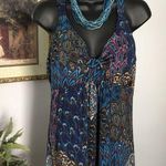 RAINDROPS Maxi Dress Women's Medium Summer Sleeveless Adjustable Strap Sheath Photo 2