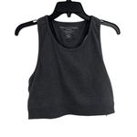 Threads 4 Thought  Cropped Top XL Racerback Shelf Bra Ribbed Knit Photo 0