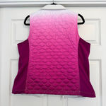 L.L.Bean Pink Ombré Quilted Puffer Vest M Photo 1