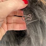 Viktoria Stass New York Women Faux Fur Trim Vest Dark Brown Cable Knit Size M Size M Photo 2