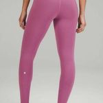 Lululemon NWT  Wunder Train High Rise Tight 28” Leggings Velvet Dust Pink Size 14 Photo 0