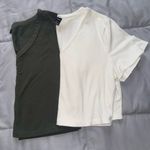 SheIn Wild Fable and  Classic V-Neck Crop Tops Photo 0