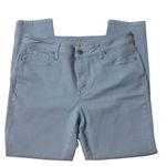 Tommy Bahama  Ella Twill High Rise Ankle; pale blue color; 28” inseam; size 12 Photo 0