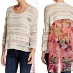 Aratta Silent Journey Bohemian Sweater Top Size L Photo 0