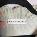 Bryn Walker  sage green corduroy ribbed cropped jacket Photo 2