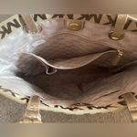 Michael Kors Authentic  Tote Bag Shoulder Purse "MK" Print Photo 6