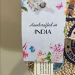 Handcrafted In India | Beaded World Traveler Shoulder Bag Tan Photo 1
