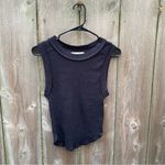 We The Free Kate Ribbed Tank Top Black Size Small Photo 1