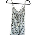 Urban Outfitters NWOT Silence + Noise Mari Lace-Up Mini Slip Dress in Embellished Floral Photo 7
