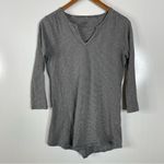Toad & Co Smoke Lean Stripe Tamaya Dos Tunic Small Gray Photo 1