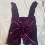 Athleta  Elation Velvet Tight Legging Women's XS Purple‎ Full Length Activewear Photo 2