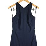 Dessy Collection Midnight Blue Bow Back Mermaid Evening Gown Dress 4 Style 3084S Photo 2