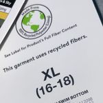 Time & Tru NWT swimsuit Crinkle Bikini Bottoms Bead Accents Green size X-Large Photo 3