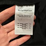 Reformation  Harlyn Black Cut Out Short Sleeve Maxi Dress Small S NWOT Photo 6