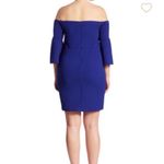 ABS Allen Schwartz NWT  blue off the shoulder dress Photo 1