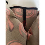 90s Womens Wool Gothic Goth Rose Aline Skirt Size S Midi Pleated Art Deco Skirt Black Photo 1