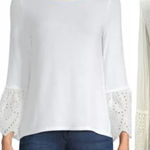 Generation Love  Nola Eyelet Lace‎ Top In White Size Medium Photo 0