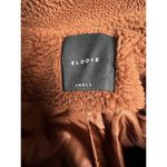 Elodie Anthropologie  Faux Sherpa Shearling Teddy Coat Oversized Rust Size Small Photo 4