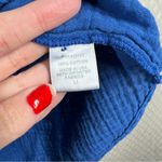 Xirena Blue Muslin Cotton Ari Flutter Sleeve Top Size M Photo 3