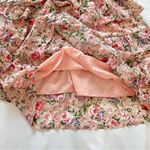 NWT Small BTFBM One Shoulder Ruffle Sun Dress Floral Baby Pink Belt Beach Boho Photo 8