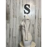 Banana Republic  Cream Open Knit Long Sleeve Sweater Tunic Top Small Photo 5