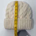 Style Republic Cable Knit Winter Beanie Womens One Size‎ Beige Duo Layer Fleece Photo 1