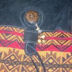 Black Red and Orange Aztec Ecuador Crossbody Purse Photo 2