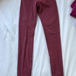 Lululemon  Maroon Leggings 25" Photo 0