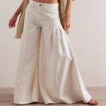 Free People NWT  Pandora Wide-Leg Jeans in Heavenly Photo 0