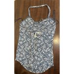 Free People Hula Tank Top Floral Blue Size Large Photo 5