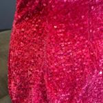 Women’s Sequined One Shoulder Short Pink Party or Prom Dress Size 4 Pink Photo 6