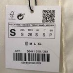 ZARA  pearl‎ strap cold shoulder tank blouse women's size S small Photo 3