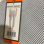 Hilary Radley Women's 2XL Seersucker Slim Pants Tummy Control Multicolor Striped Photo 3