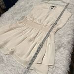 Krisa  Revolve Smocked Cami Mini Dress in Cream Medium NEW Photo 5