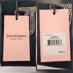 Juicy Couture Bag Obsession Satchel Black Velour Velvet Rhinestone Purse Handbag Photo 1