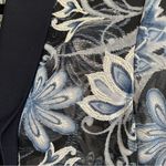 R & M Richards NWT  Women's  Printed Jacket Blue Size 8P Photo 2