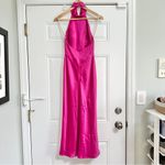 Jenny Yoo  Nicolette Halter Satin Dress Photo 2