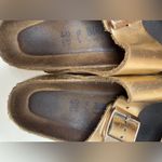 Birkenstock Arizona Soft Footbed Leather Metallic Copper Gold Sandals Size 9-9.5 Photo 7