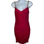 Pretty Little Thing Hot Pink Corset Chain Strap Bodycon Dress NWT Size 6 Photo 1