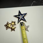 Star Shape Rhinestone Or Enamel Mix Brooch Pin Lot Of 3 Photo 2