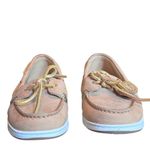 Sperry Top Sider AngelFish Boat shoe 7 gold glitter traditional classic preppy Photo 3