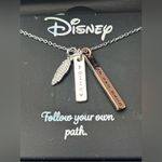 Disney 🩷🩷 Silver and Gold Charm Necklace Pocahontas 🩷🩷Box (J) Photo 7