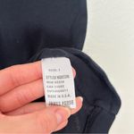 James Perse Standard  Classic Black Ultra Deep V-Neck Women's Top Tshirt Supima Photo 4