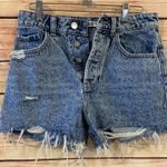 ZARA  Denim Cut Off Shorts, Size 4 Photo 0