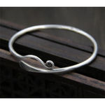 Boutique NEW Women's Feather 925 Sterling Silver Bracelet, Adjustable Cuff‎ Photo 1